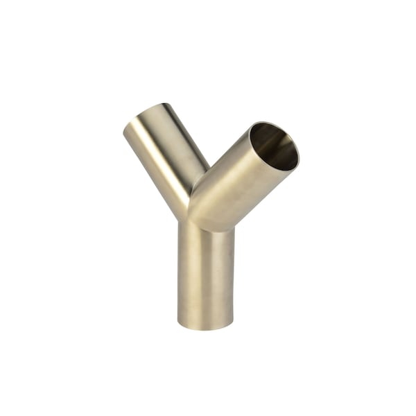 Wayland 2in BUTT-WELD TRUE Y - POLISHED -304 W428WB-2-7 - main